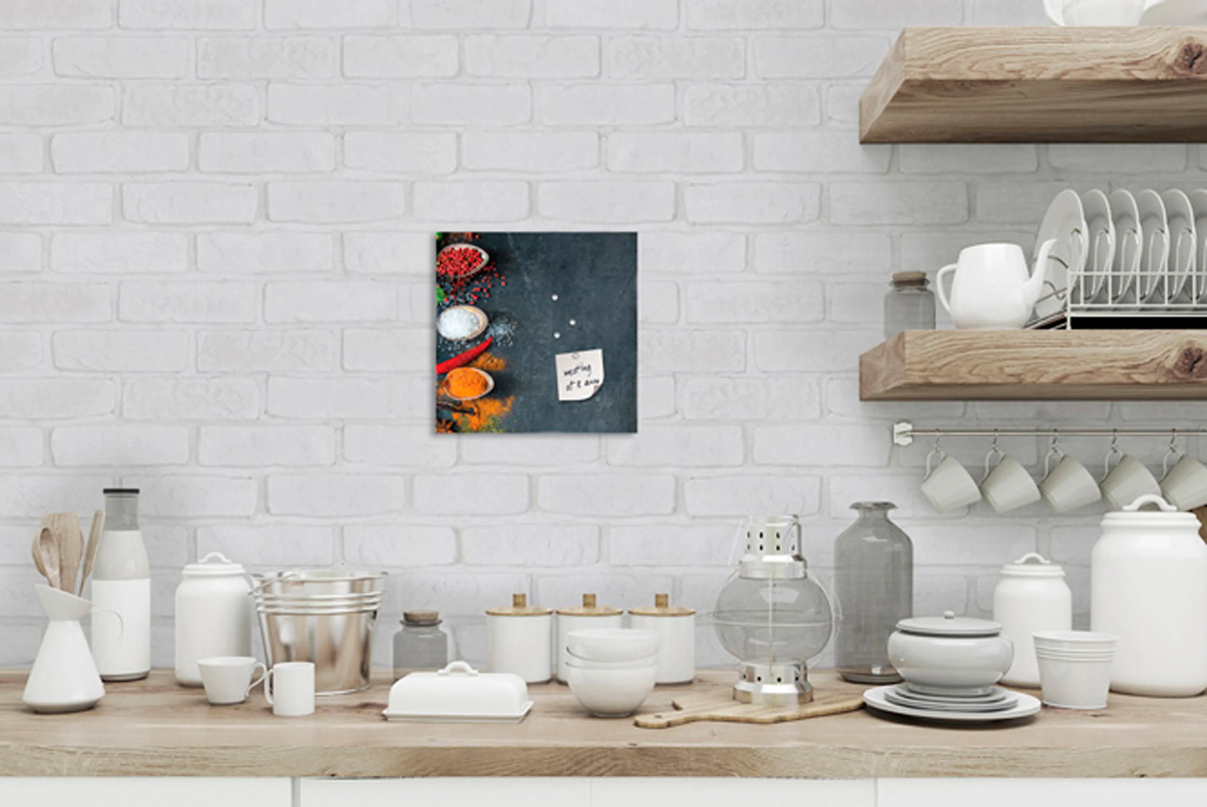 Memo Board 30 x 30 cm Spices I
