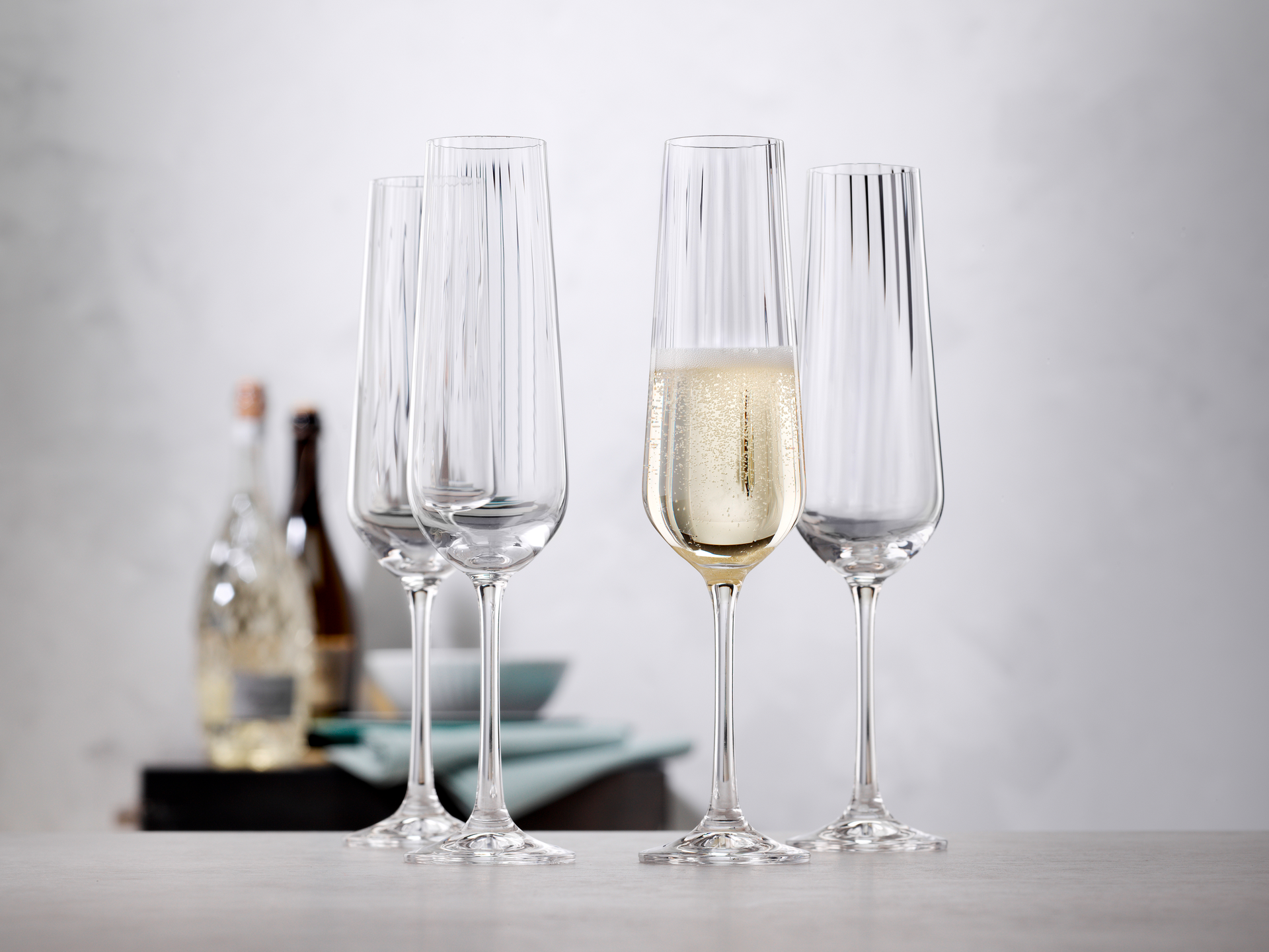 Sektglas "Sandra Optik" 200 ml milieu