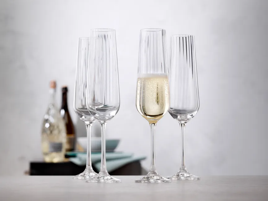 Sektglas "Sandra Optik" 200 ml milieu