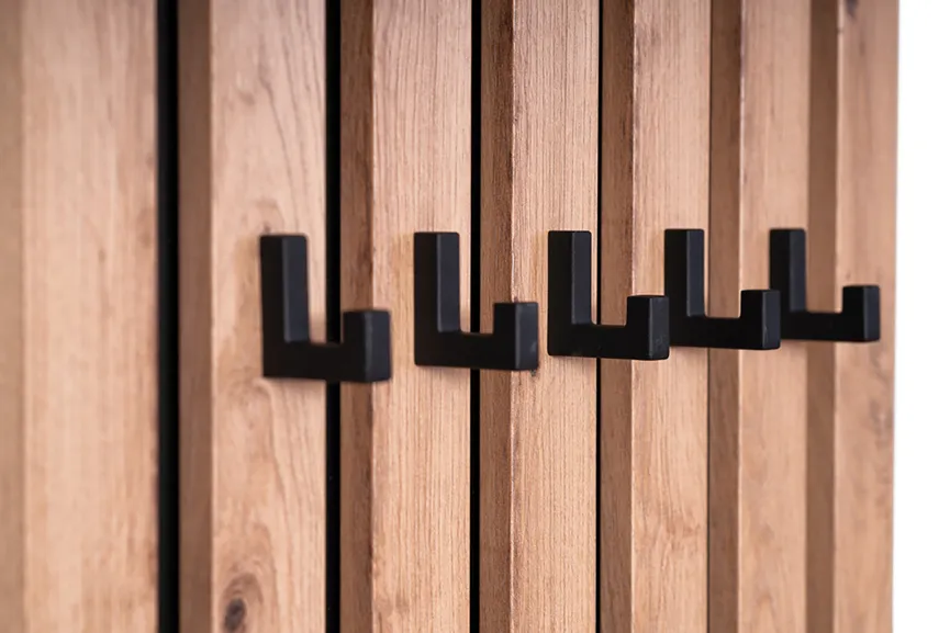 Wandgarderobe 2 detail