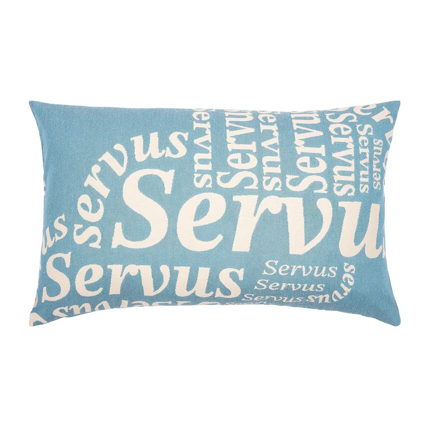 Kissen "Servus" blue hauptaufnahme