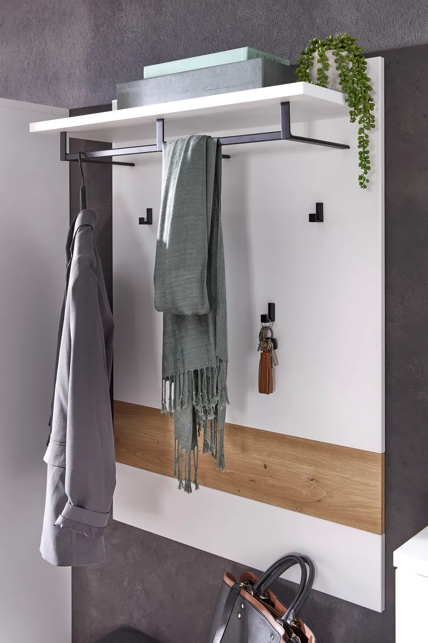 Garderobenpaneel detail