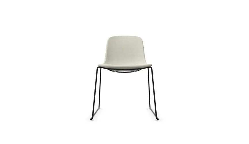 Stuhl Sled fully upholstered detail