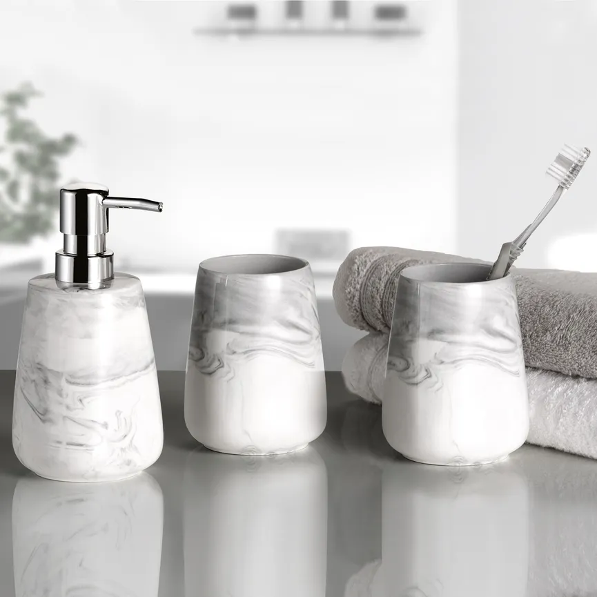 Zahnputzbecher MARBLE milieu