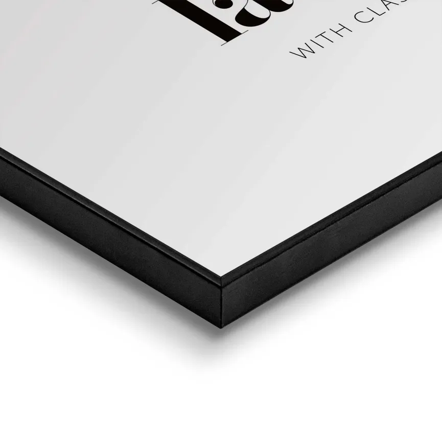 Bild gerahmt "Classy" detail