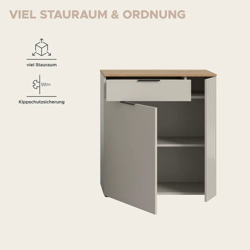 Schuhschrank 2T/1S detail