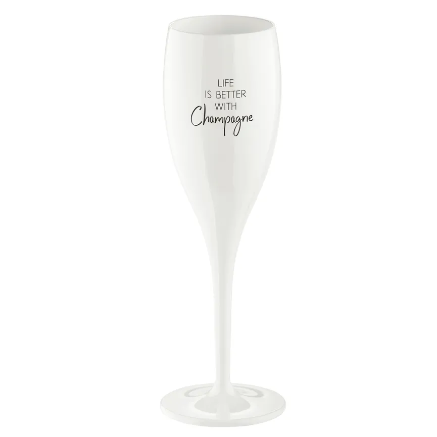 Sektglas "Life ist better" hauptaufnahme