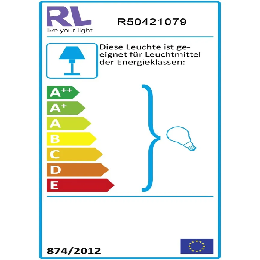 Tischleuchte "Pineapple" energielabel