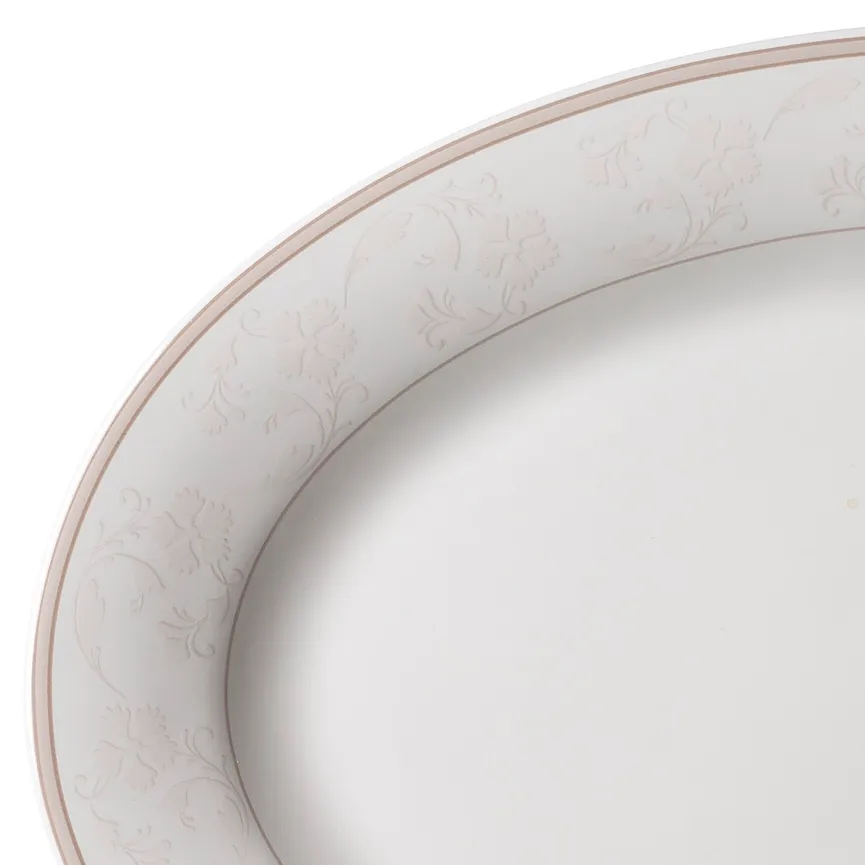 Platte "Isabella" beige detail