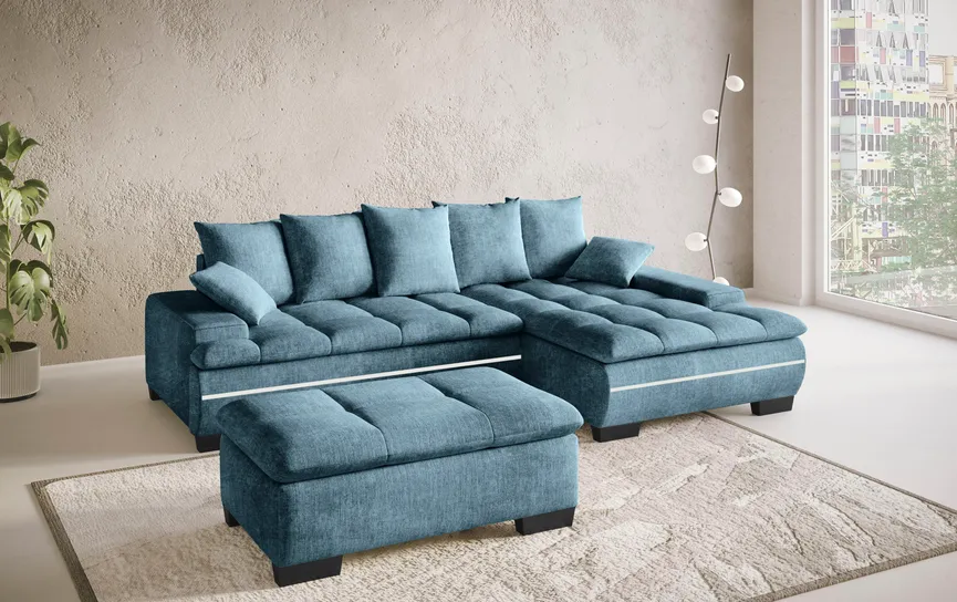 Ecksofa+LED detail