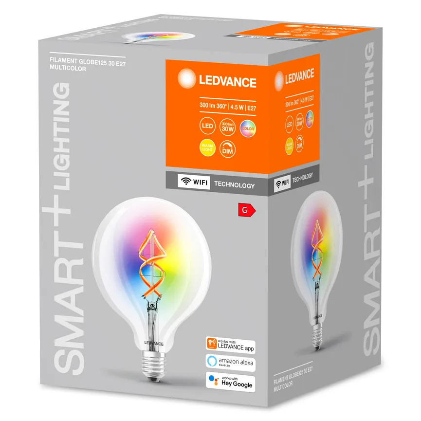 E27/4,5W RGBW Globe detail