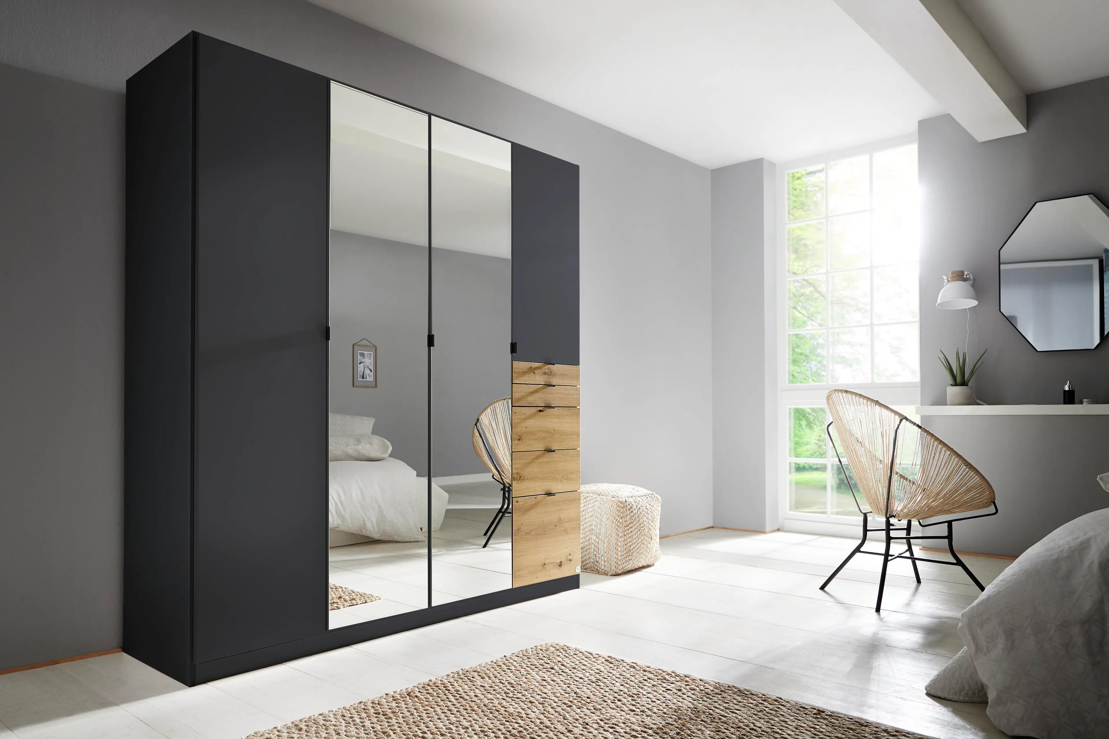 Kleiderschrank Ontario 181 x 197 cm