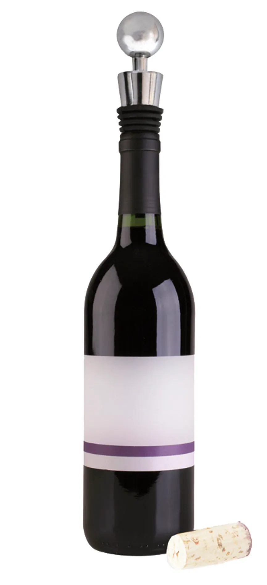 Flaschenstopfen verchromt detail