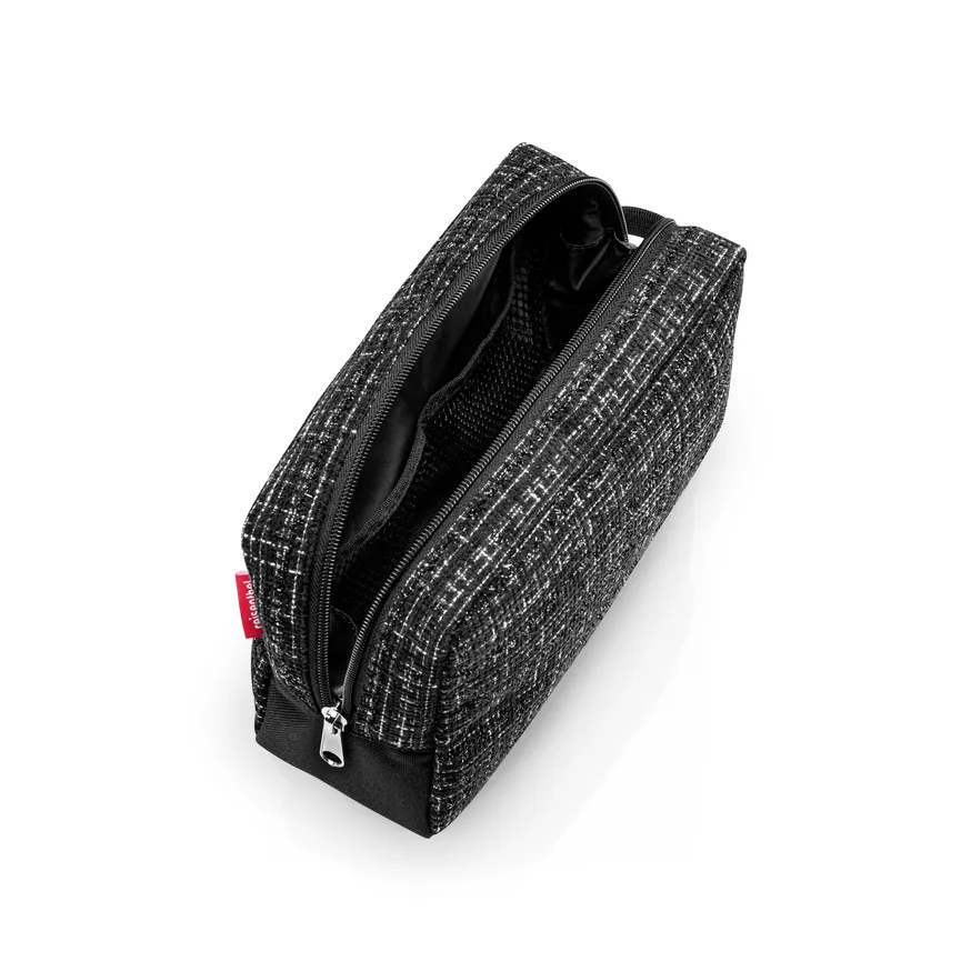 Cosmeticpouch "bouclé black" M detail