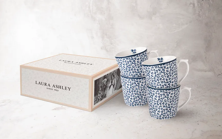 Kaffeebecher Floris 4tlg. detail