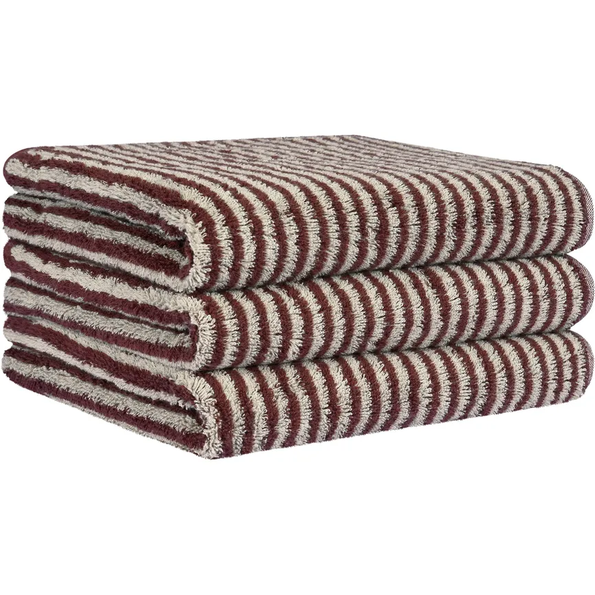 Duschtuch Two-Tone Stripe detail