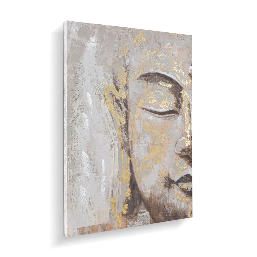 Leinwandgemälde "Buddha" I detail