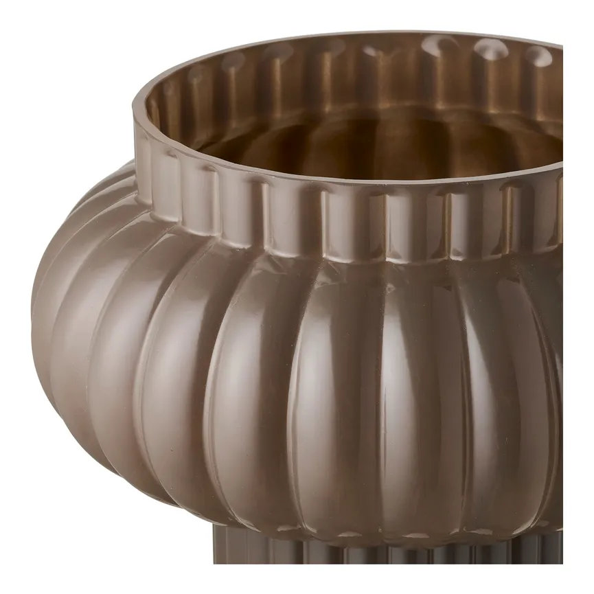 Vase "Vase" braun detail