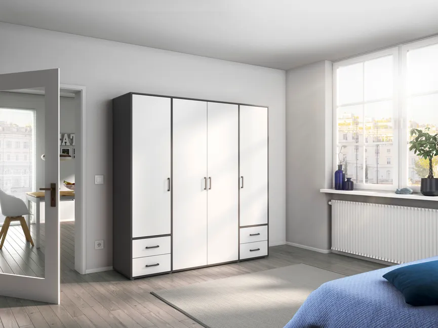 Drehtürenschrank 4-trg. milieu