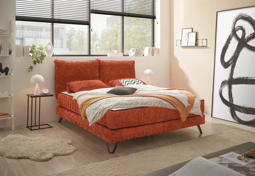 Boxspringbett 180x200 cm milieu