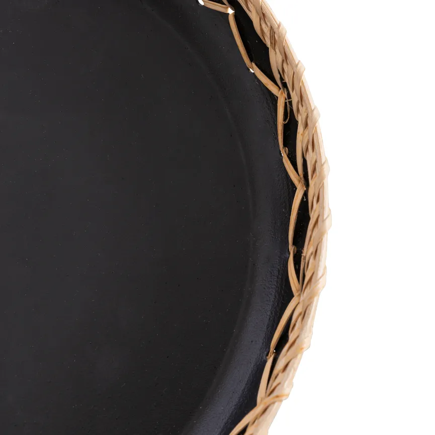 Tablett schwarz natur material_farbe