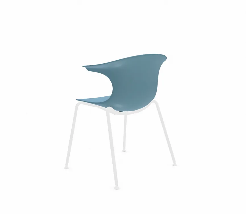 Stuhl 4 Legs white detail