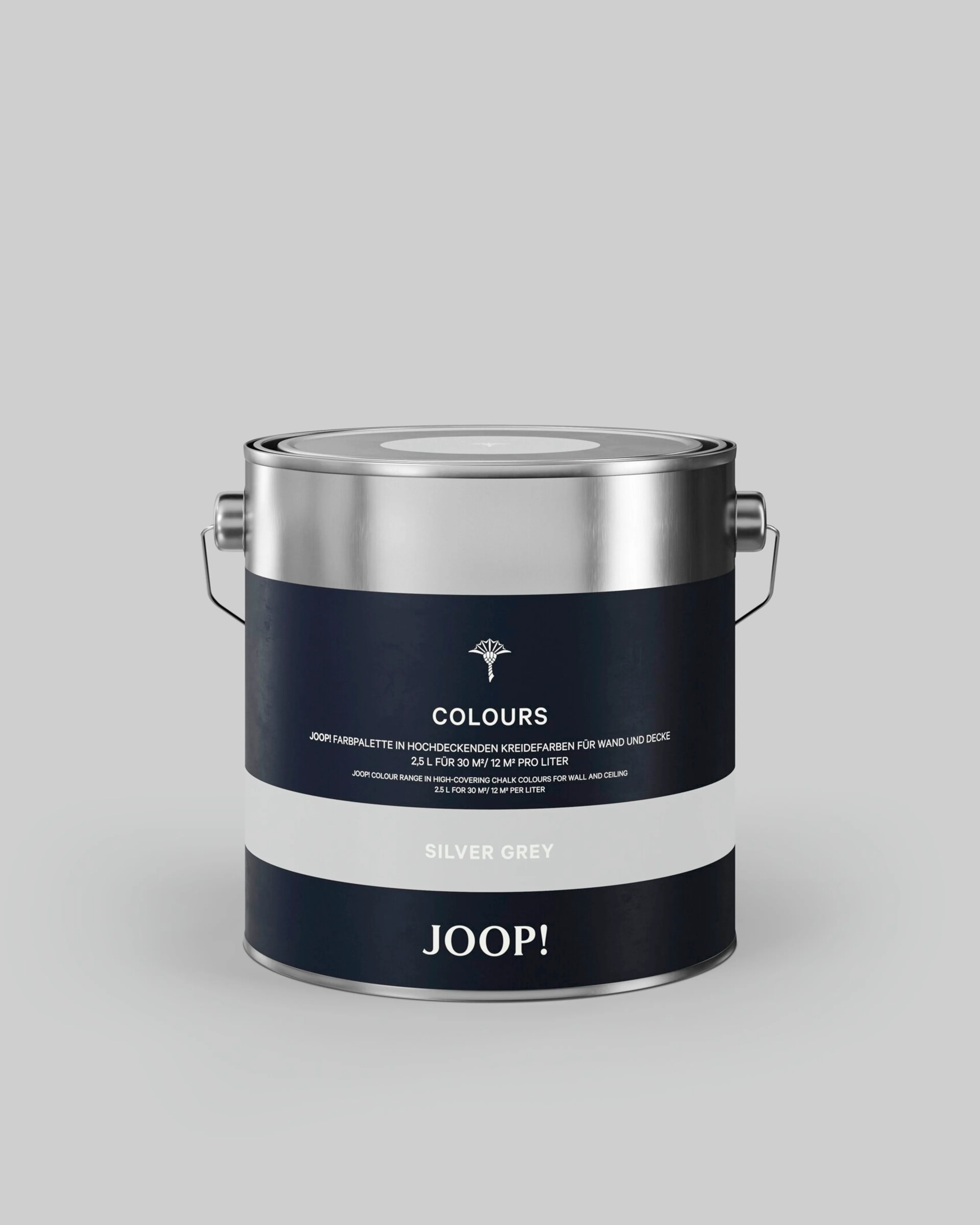 Wandfarbe Colour "Silver Grey"