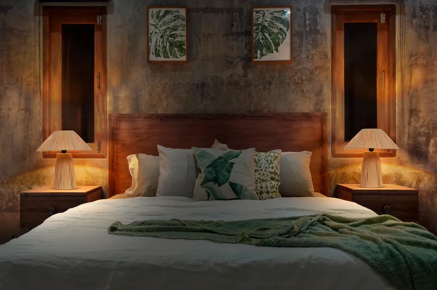 Tischleuchte "Bamboo Paper" milieu