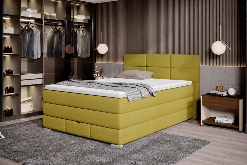 Boxspringbett 100x200 cm milieu