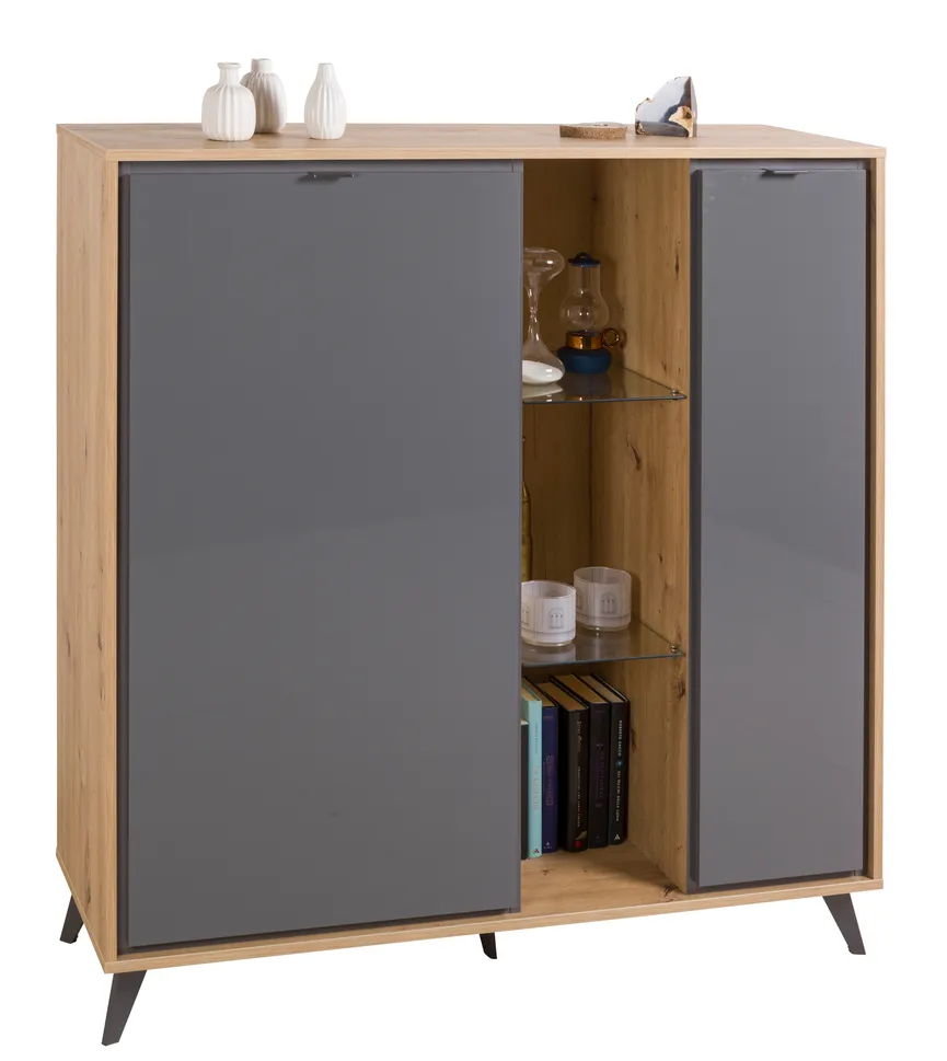 Highboard 2-trg., detail