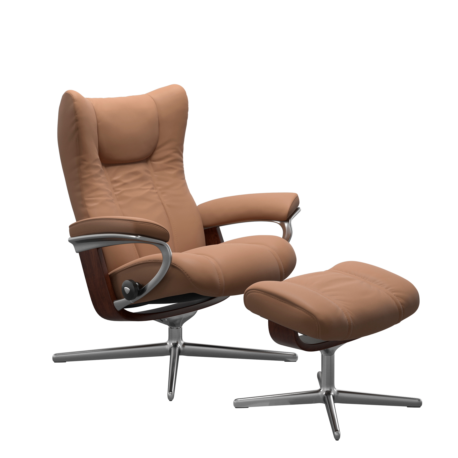 Sessel mit Hocker