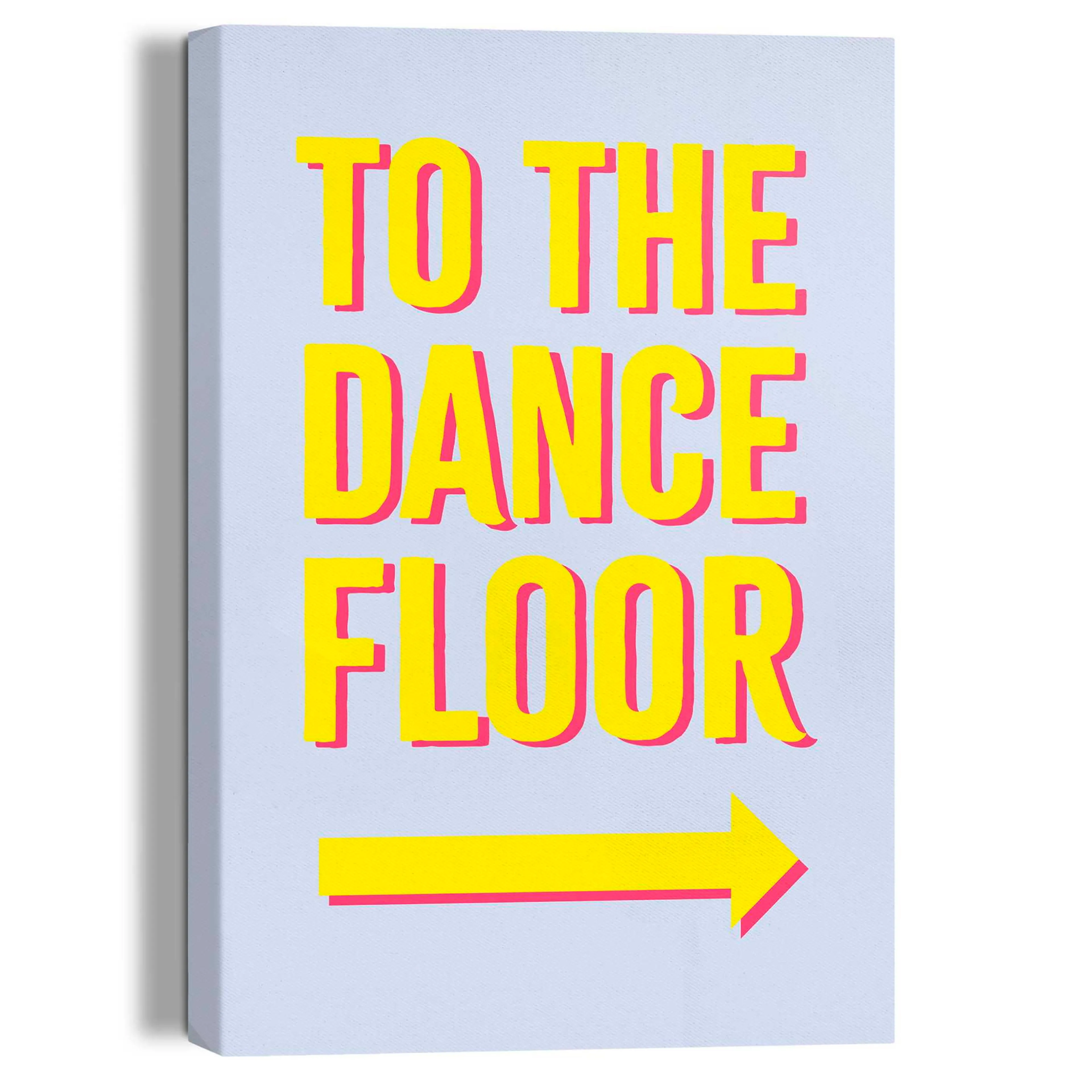 Wandbild 20 x 30 cm Dancefloor