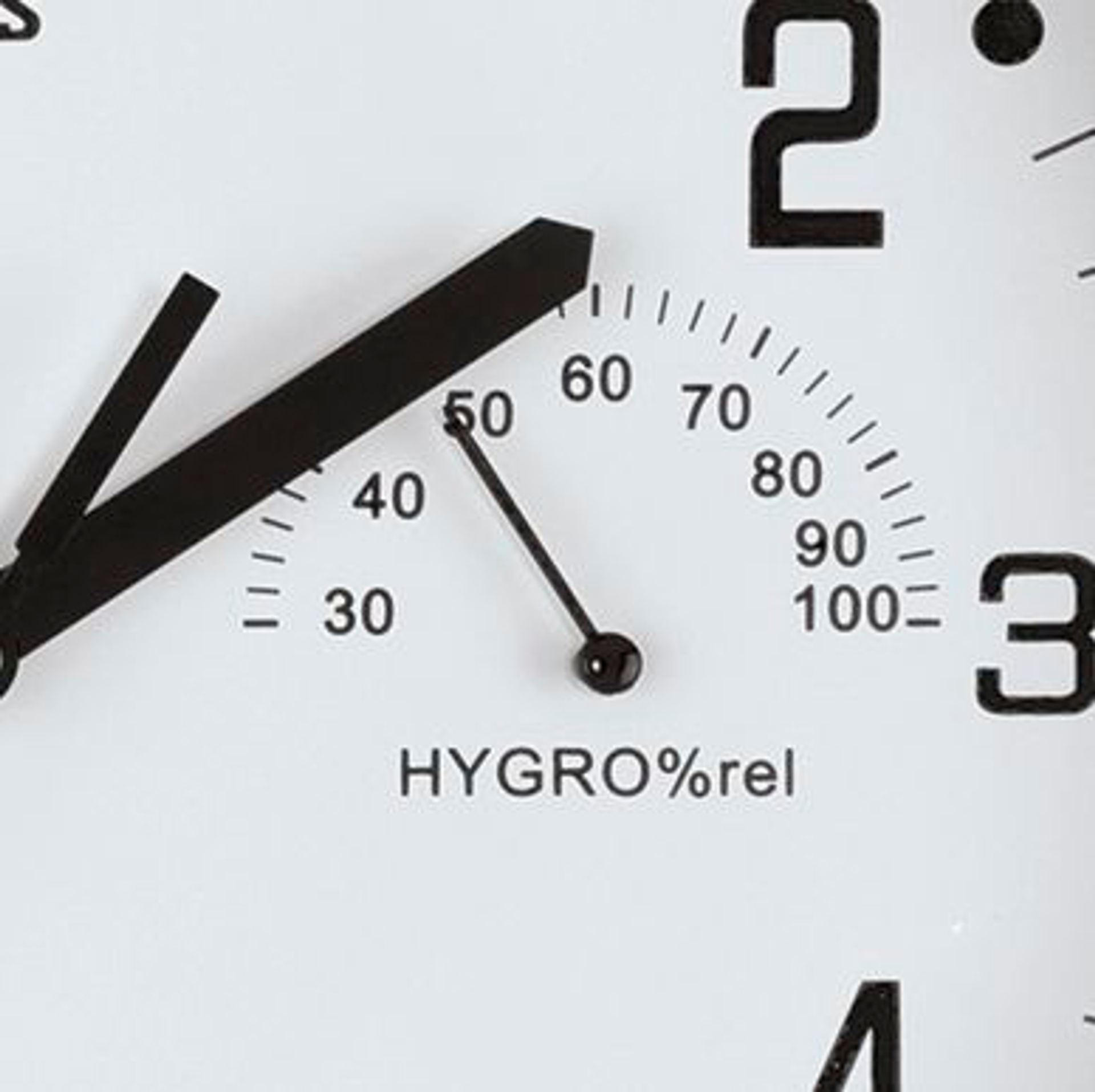 Quarz-Wanduhr detail