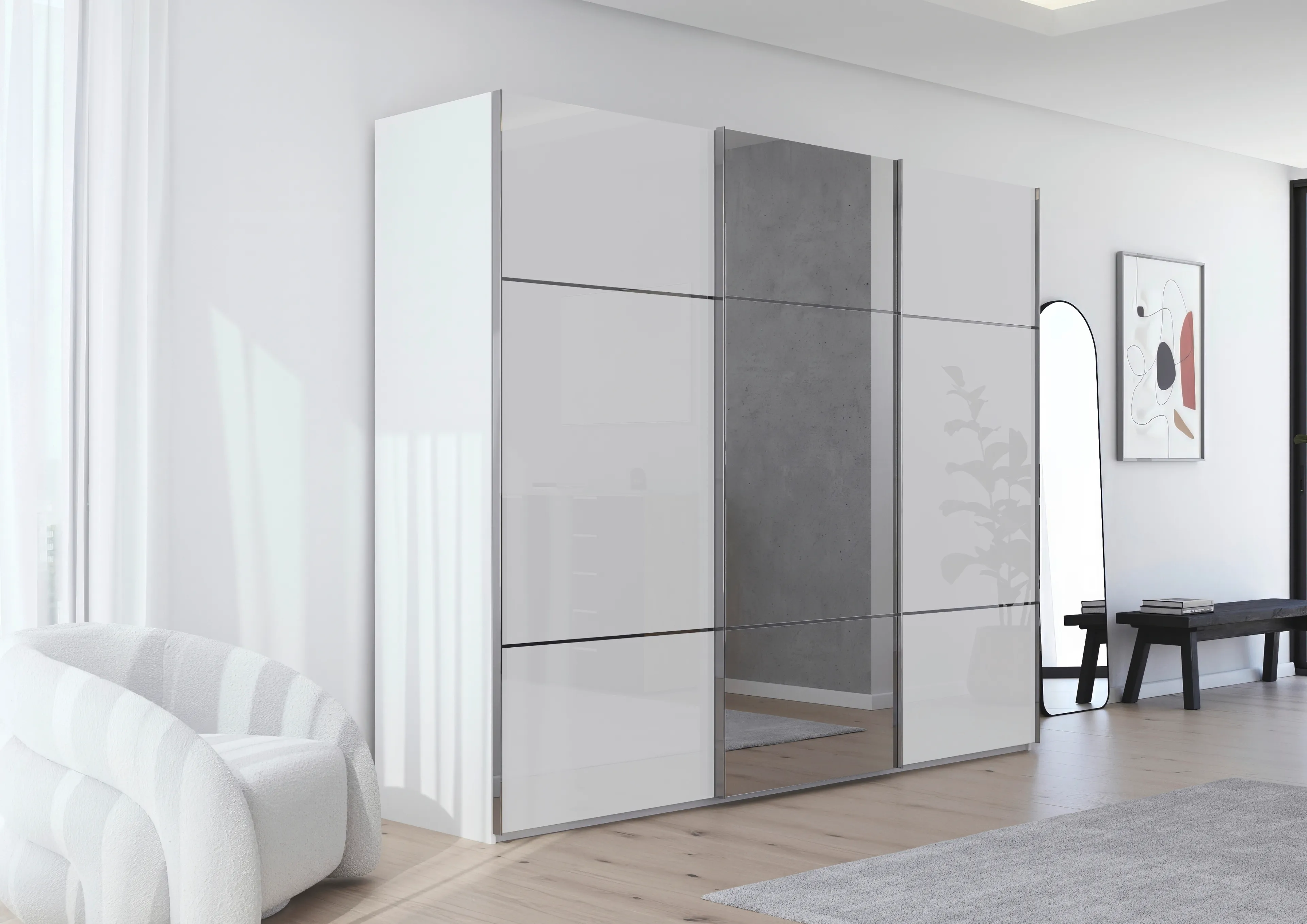 Schwebetürenschrank Scale 300 x 223 cm