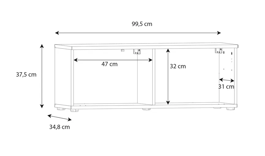 TV-Lowboard detail