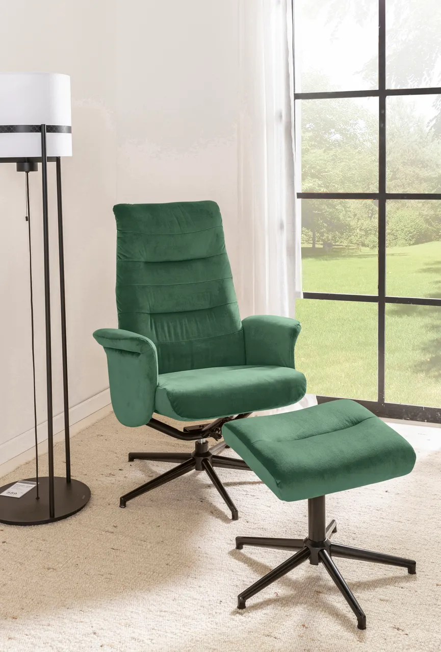 Relaxsessel + Hocker milieu