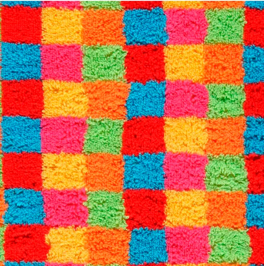 Gästetuch LIFESTYLE Karo material_farbe