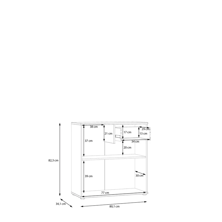 Kommode 2T/1S detail