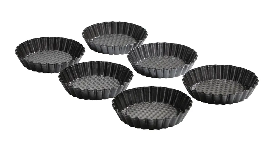 Tortelett 6er Set schwarz hauptaufnahme