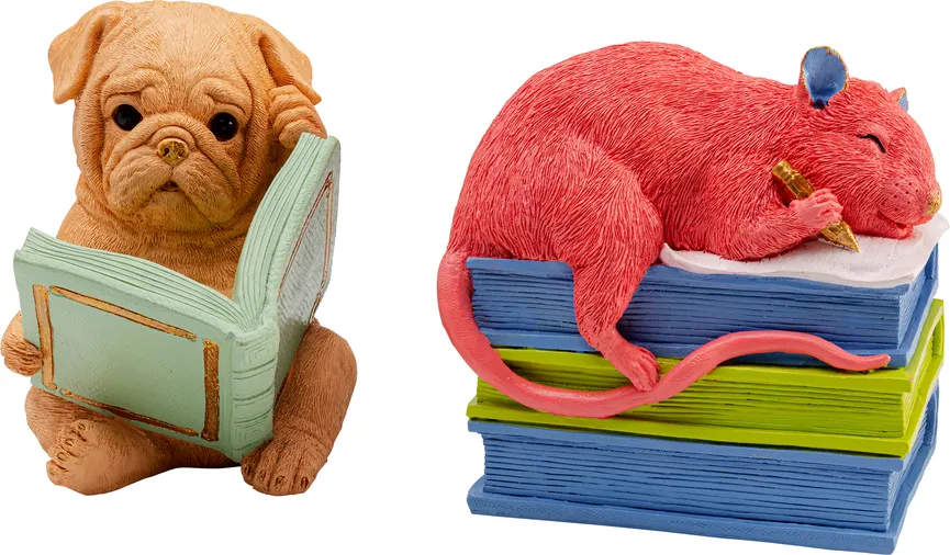 Buchstütze "Pet Party" 2er-Set detail