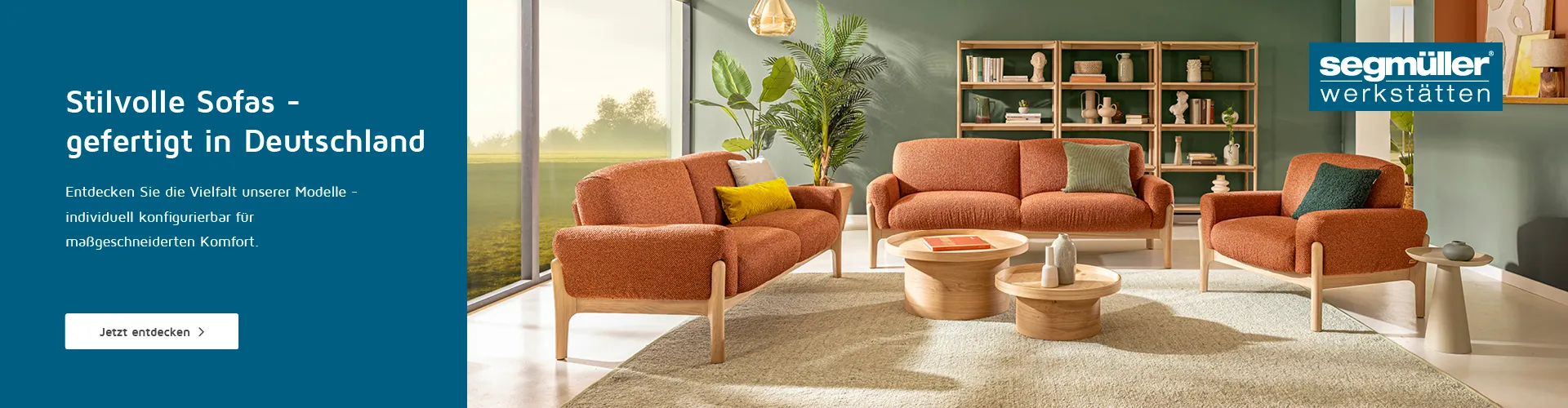 Sofas der SEGMÜLLER WERKSTÄTTTEN