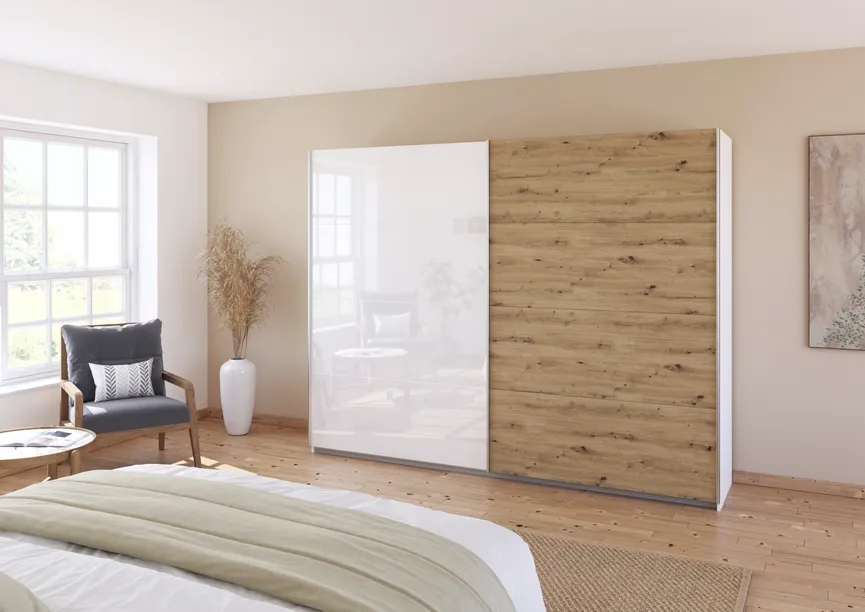 Schwebetürenschrank 2-trg. milieu