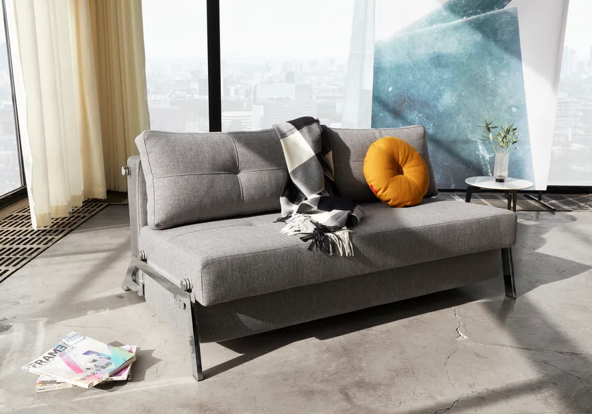 Sofa 140 chrom milieu