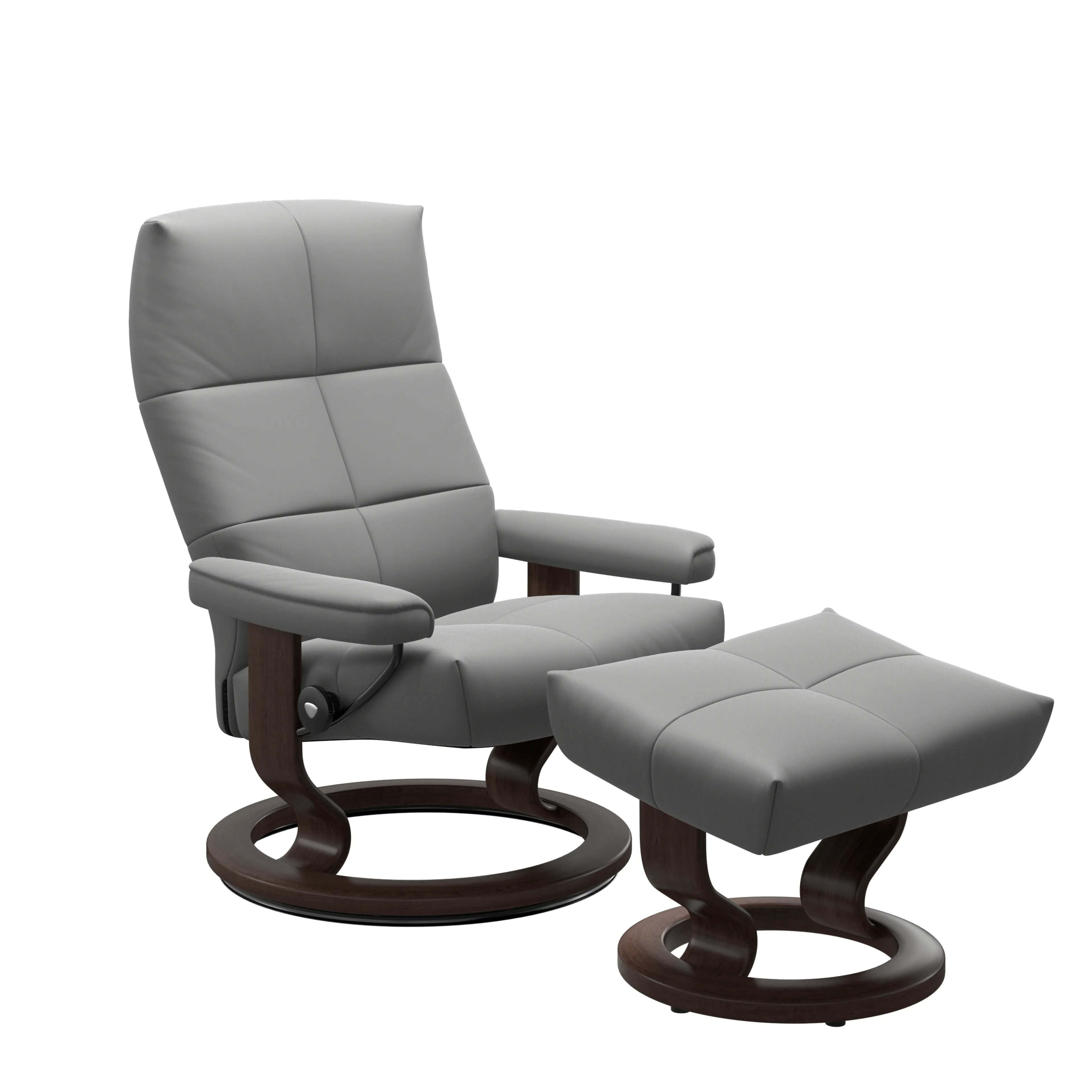 Sessel mit Hocker David Classic