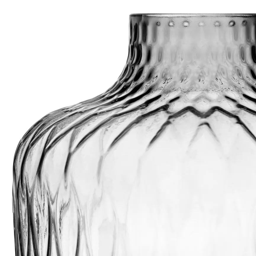 Vase "Giulia" grau detail