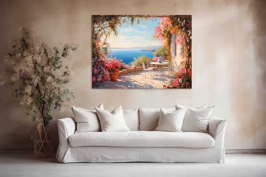 Wandbild "Greek Ambience VII" milieu