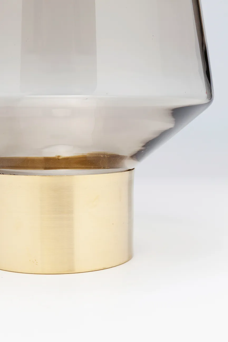 Vase "Noble" braun detail