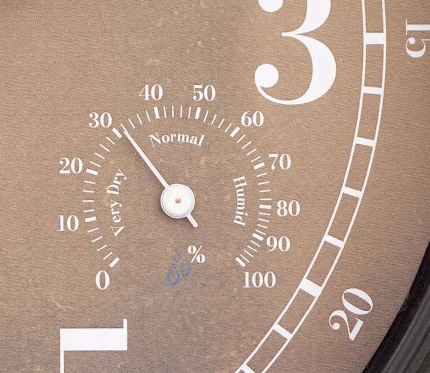 Quarzwanduhr "Jasmine" detail