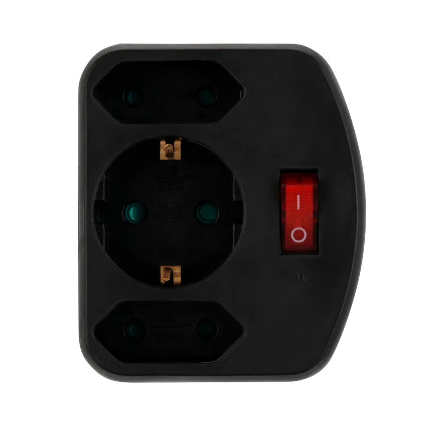 Steckdosenadapter mit Schalter hauptaufnahme