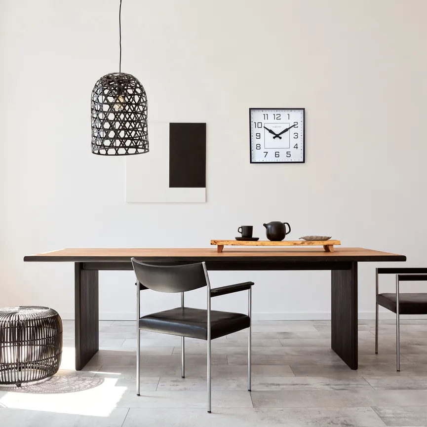 Quarzwanduhr "Be Square" milieu